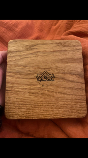 Teewärmer, Untersetzer Teekanne, Eiche geölt, Warmhalter, Echtholz